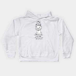 Dog Lover Art Kids Hoodie